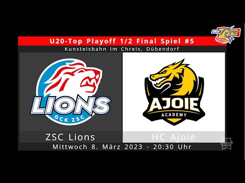 U20-Top : ZSC Lions - HC Ajoie 1/2 Final Spiel  #5