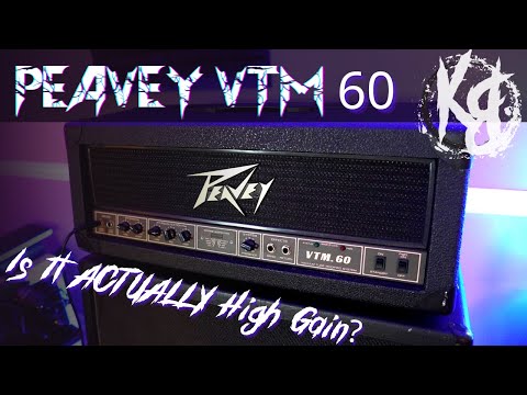 Immagine Peavey VTM 60 Vintage Tube Modified Series 60-Watt Guitar Head Late 1980s - Black - 6