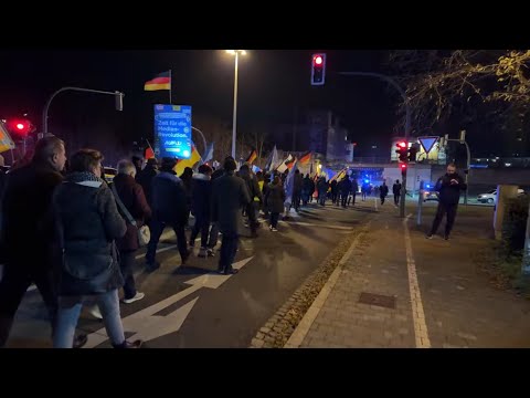 Heimat/JN Montagsdemo & Antifa Gegendemo Gera 1.12.25