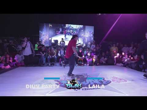 FDL JAM 4ta EDICION - BREAKING 1 vs 1 TOP 32 DIUV PARTY vs LAILA