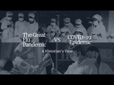 Great flu pandemic vs  covid 19