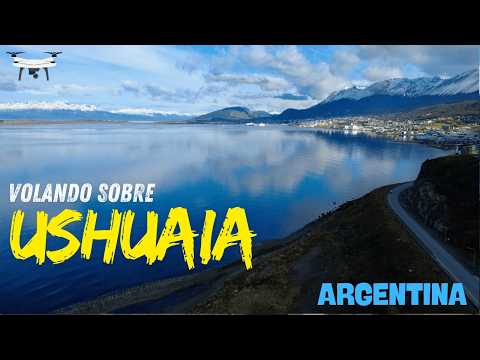Ushuaia Tierra del Fuego Argentina DRONE FOOTAGE