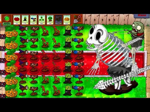 Plants Vs Zombies Mod Halloween: TEAM PEASHOOTER vs GARGANTUAR FIGHT!