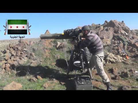 استهداف  قوات النظام بصاروخ تاو من قبل لواء السيد المسيح في بالا في محافظة حلب