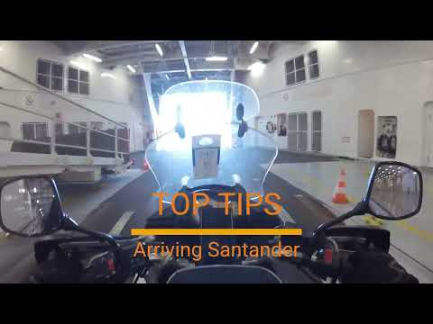 Arriving in Santander by Ferry - Top Tip