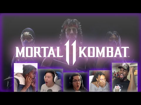 Reactors Reaction To Mortal Kombat 11 Ultimate Trailer {Kombat Pack 2 Rain, Mileena, & Rambo}