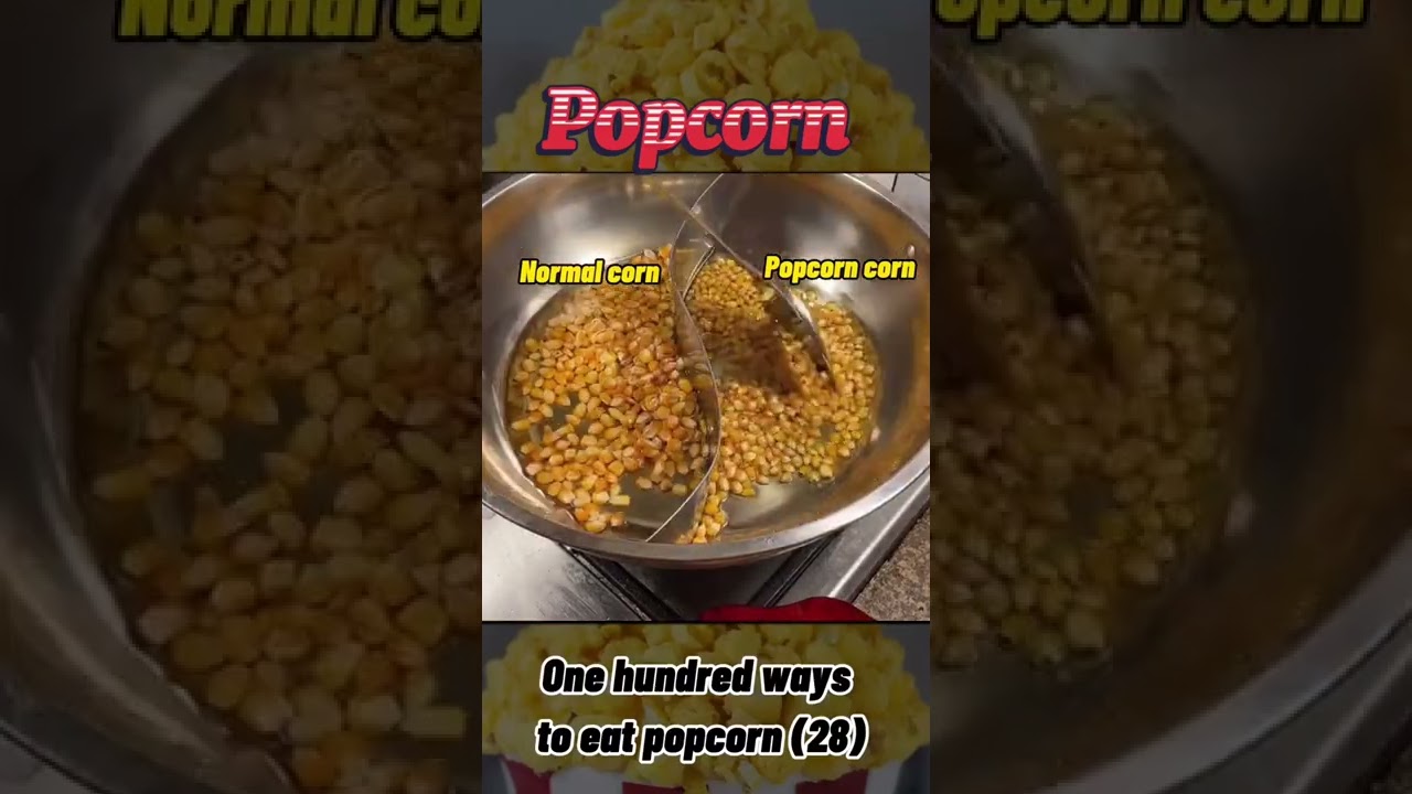 Normal Corn Vs Popcorn!! TikTok: popcorncorn0 #shorts #food #foodreview