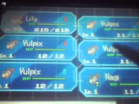 [DS] [Pokémon Black] Shiny Vulpix after 175 eggs via Masuda Method!