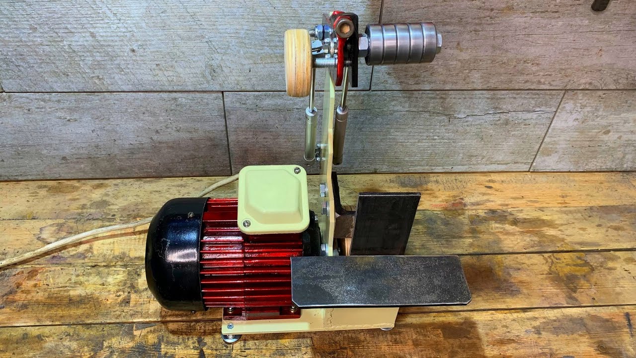 DIY belt sanding machine. Anyone can do this!!!
