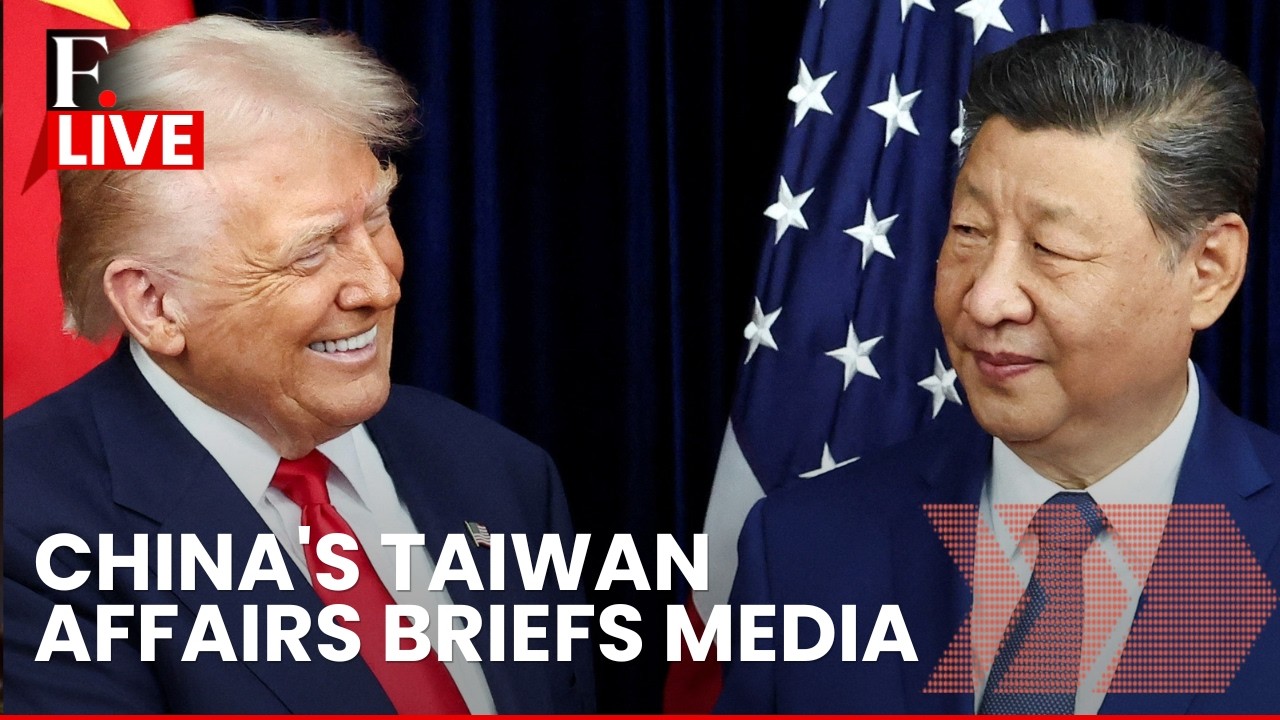 China Holds Taiwan Affairs Briefing Ahead of Trump Visit Trump-Xi Summit | LIVE