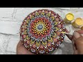 Dot Art Mandala Dotpainting Steinmalerei