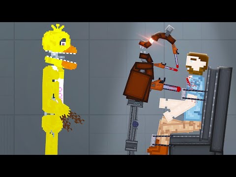 FNAF Torturing Device vs Ragdolls - People Playground Mods