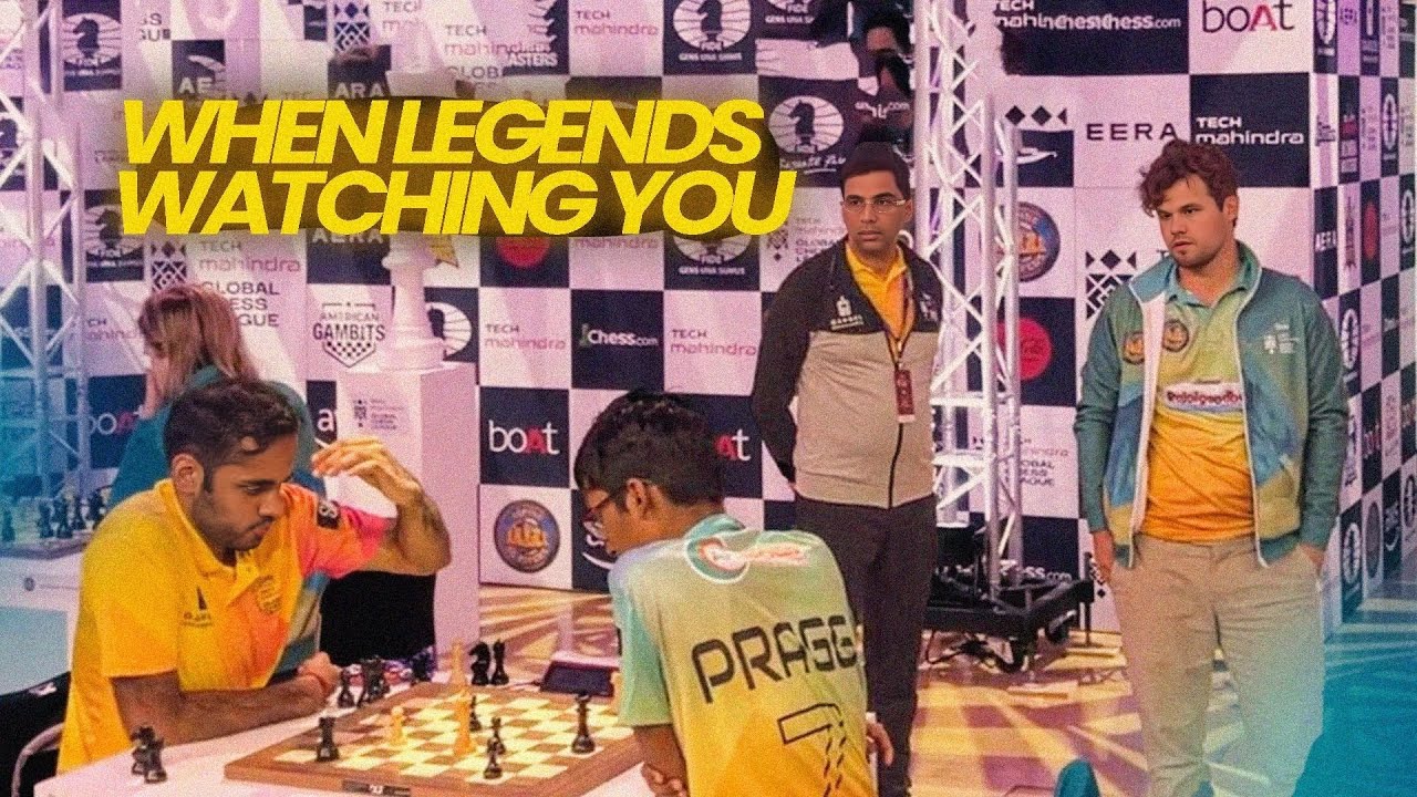 The Most Intense Match Of The Global Chess League | Arjun Erigaisi vs R Praggnanandhaa| Day One