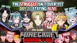Day 2 of NIJISANJI EN’s Hardcore Minecraft —The Survival Struggle Continues [ ALL POV ]