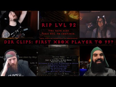 D2R CLIPS #35 - HC DEATHS, 99 ON XBOX, HOW TO FIND SHAKO, CRAZY COUNTESS DROP, FUNNY CLIPS & MORE!