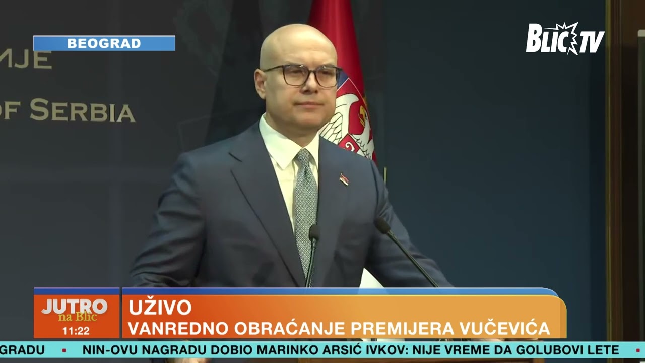 Vučević PODNEO NEOPIZIVU OSTAVKU NA MESTO PREMIJERA: "Vučić je prihvatio moju odluku"| JUTRO NA BLIC