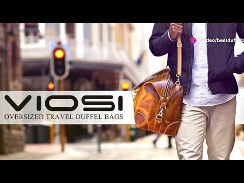 Viosi Genuine Leather Bag | Best Duffel Bag | Leather Duffel Bag