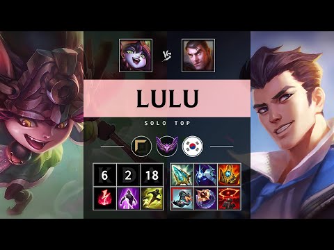 Lulu Top vs Jayce - KR Master Patch 25.07