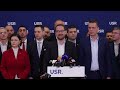 LIVE Anunț Al Liderilor USR