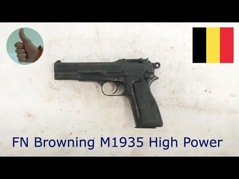 FN Browning M1935 High Power (P35 Nazi), 9 mm Parabellum (9x19 mm/9 mm Luger)
