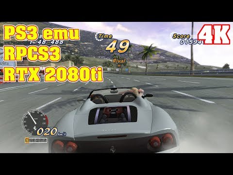OutRun Online Arcade / 4K RTX 2080ti PS3 emulator RPCS3