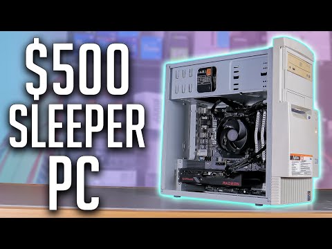 I Built a BUDGET Sleeper Gaming PC! (2023)