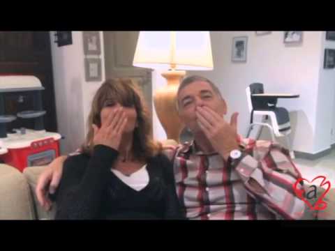 Dr Bruno Taillan, vice président de Fight Aids Monaco et Catherine - One kiss, one fight