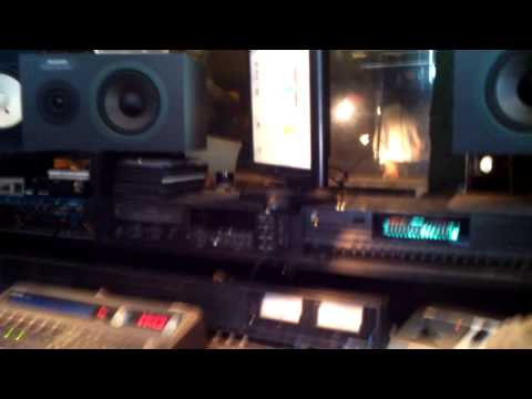 8th Day Laying down Vocals for “Thank You”