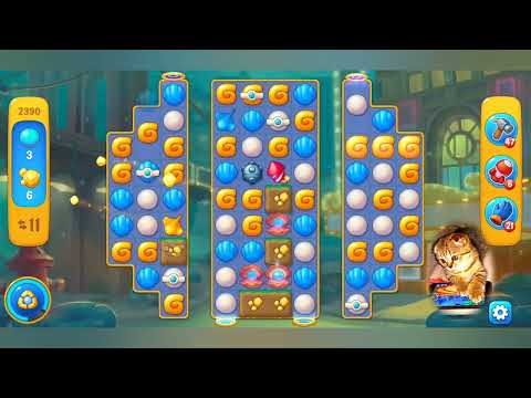 Fishdom 2022, no Boosters,  2390  level  -  прохождение без бустеров,  2390  уровень.