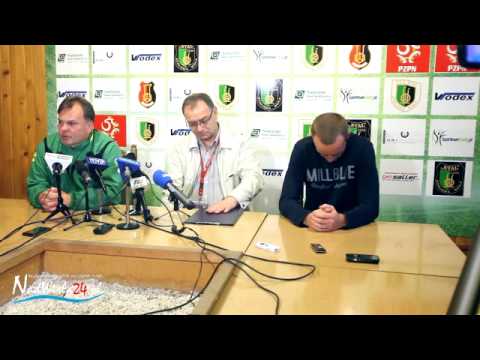 Konferencja prasowa po meczu Stali Stalowa Wola z Siarką Tarnobrzeg 0:1, 12.10.2013