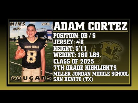 Adam Cortez [QB/S] 7th Grade Highlights