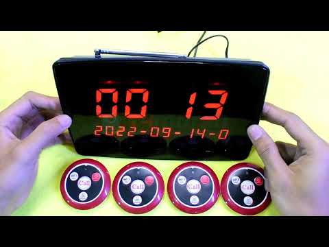 Button Calling System Hitam Bel Meja Untuk Restoran Button Calling System Hitam Bel Meja Untuk Restoran