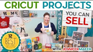 Cricut Projects You Can SELL! | 12 Proven Winners With Tutorials!