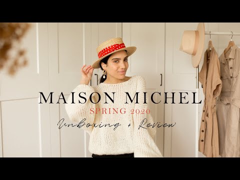 Unboxing & Review | Maison Michel Kiki Straw Hat | Spring 2020 - Le Temps D'un Café