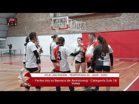 Bloque vínculado a vóley - Fecha tira 🆚 Barraca de Armstrong - Categoría Sub 18. 