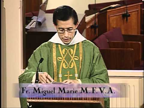 Homily 2012-01-13 - Fr Miguel Marie MFVA - Weekday