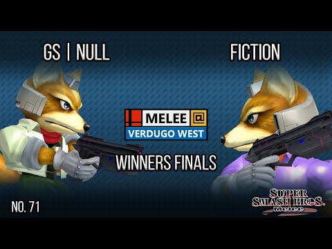Melee @ Verdugo #71 - GS | null (Fox) VS Fiction (Fox) - SSBM - Winners Finals