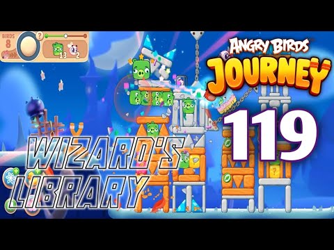 Wizard's Library ( Level 671 - Level 675 ) || Angry Birds Journey (2025 Update )/ Android Gameplay🎮