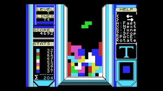 MSX Game: Tetris (1987 Mirrorsoft)