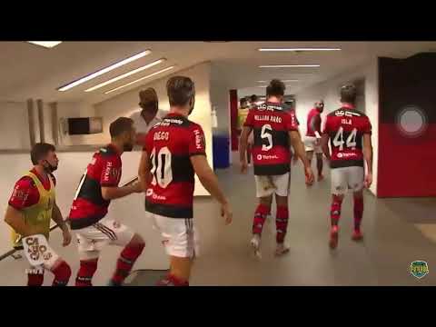 Briga Gabigol x Diego Ribas mo vestiário