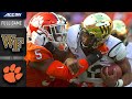 Wake Forest Vs Clemson Full Game 2019 ACC Football