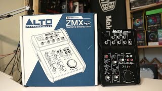Video thumbnail for Best 5 Channel Audio Mixer for your live streaming - Alto Professional ZMX 52 by Funkykit