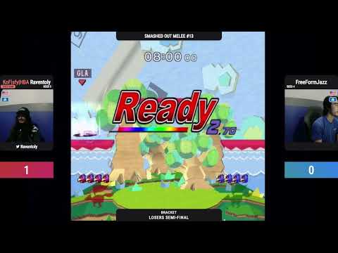 Smashed Out Melee 13 Raventoly Vs. FreeFormJazz Losers Semis