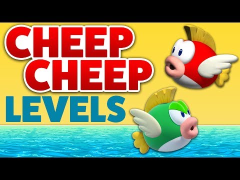 Super Mario Maker - CHEEP CHEEPS! - Enemy Creation Challenge [#13]