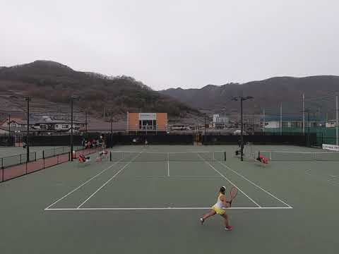 2019.3.25 秋田史帆 vs 村松千裕 3/6 女子シングルス予選決勝【富士薬品セイムス ウィメンズカップin甲府】