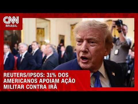 Trump mantém aprovação mínima e apoio à guerra no Irã cai, diz Reuters/Ipsos | HORA H