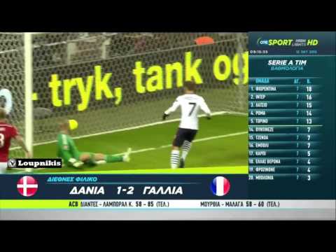 Denmark vs France 1-2 Highlights Friendly Match {11/10/2015}