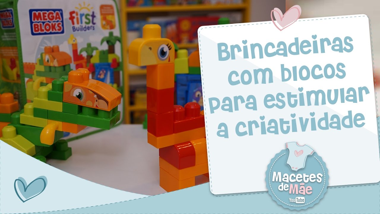 5 BRINCADEIRAS DIFERENTES PARA VOCÊ FAZER USANDO BLOCOS DE MONTAR - MACETES DE MÃE