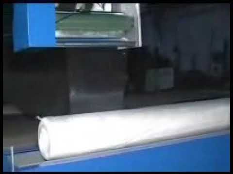 Horizontal Fabric Roll Stretch Wrapping Machine