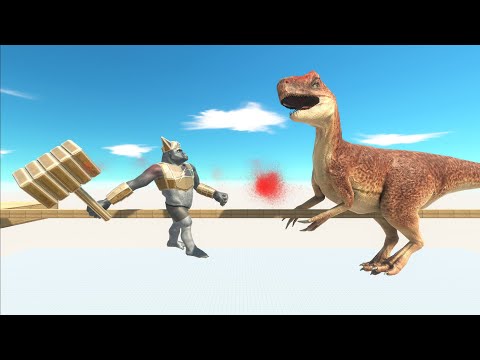 Ghor Hammer Fight on Wooden Stick - Animal Revolt Battle Simulator
